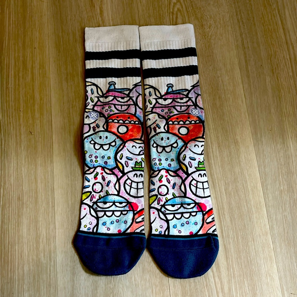 Stance Monster Sprinkles Donut Socks LRG